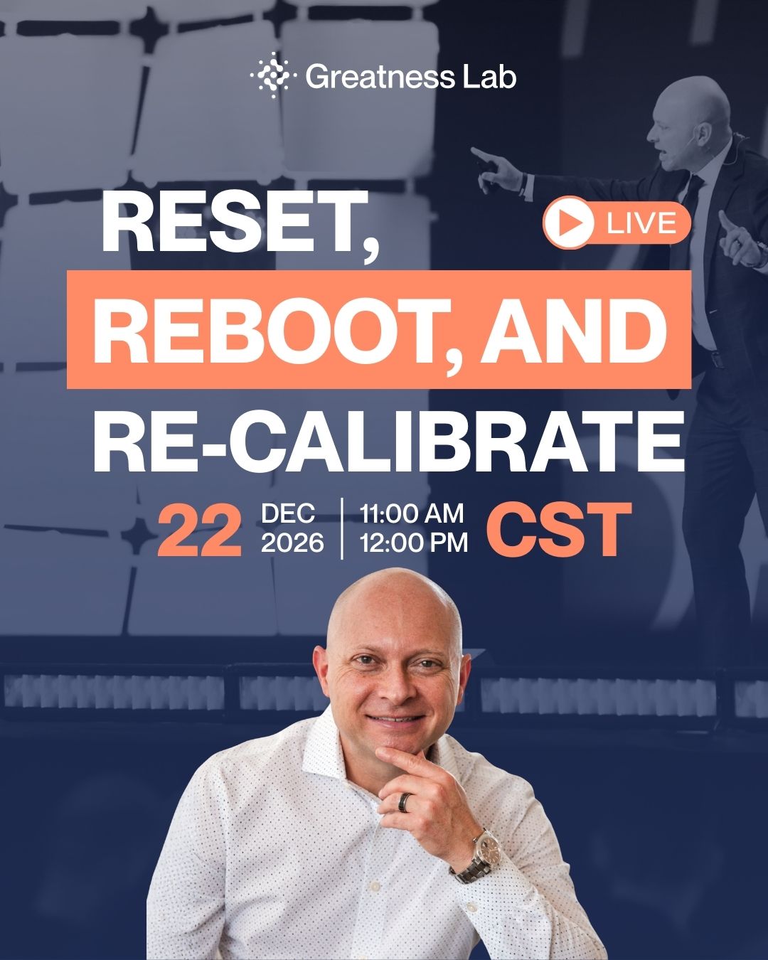 reset, reboot, and re-calibrate